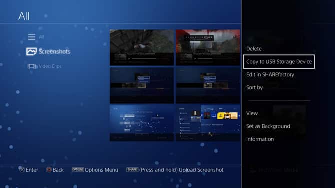 صورة لـ كيفية تسجيل فيديو أثناء اللعب على PS4 | Copy-to-usb-drive-DzTechs