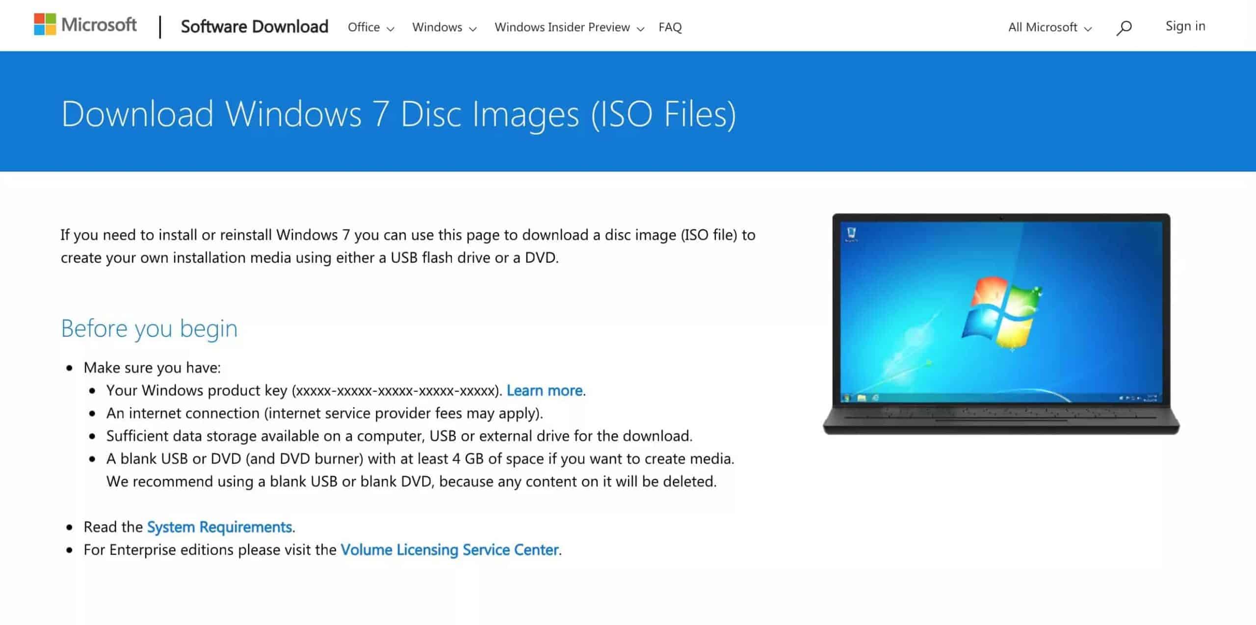 صورة لـ كيفية تحميل نسخة قانونية من Windows 7 من Microsoft | ScreenShot2019-02-18at9.49.40AM-5c6afe6bc9e77c00013b3c18-min