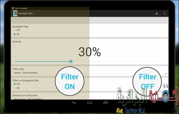 صورة لـ اليكم أفضل تطبيقات الأندرويد التى تساعدك على تقليل اجهاد عينيك ليلا | Capture-DzTechs