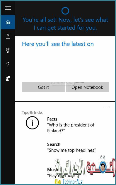 صورة لـ شرح لطريقة تفعيل الــ Cortana و حل مشكلة عدم دعمها لبعض البلدان | Vip8Z3y-DzTechs