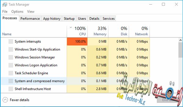 صورة لـ شرح لكيفية حل مشكل الاستهلاك العالي 0 للبروسيسور (معالج الكمبيوتر) | muVGm-DzTechs