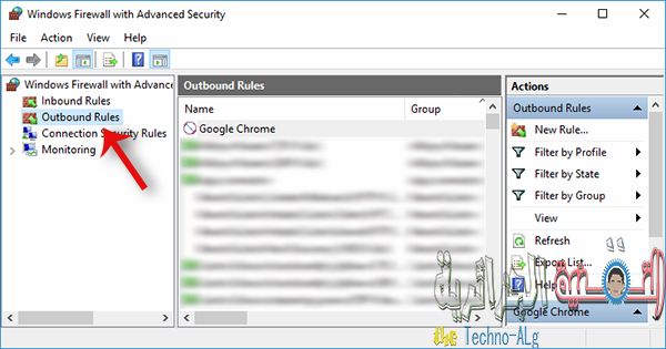 صورة لـ شرح لكيف يمكنك ايقاف احد البرامج من الاتصال بالانترنت بدون برامج | 44-DzTechs