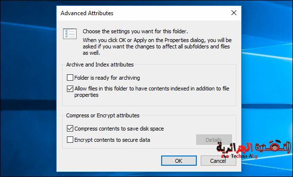 صورة لـ شرح كيفية توفير المساحة على القرص من خلال ضغط الملفات بدون برامج | 5ccca2bb92972_2-DzTechs