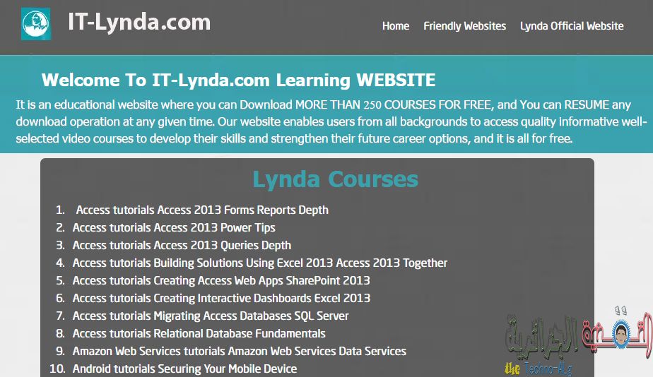 صورة لـ موقع جديد يقدم لك مئات الكورسات التعليمية التقنية و العديد من الكورسات الاخرى مجاناً | Capture-4-DzTechs