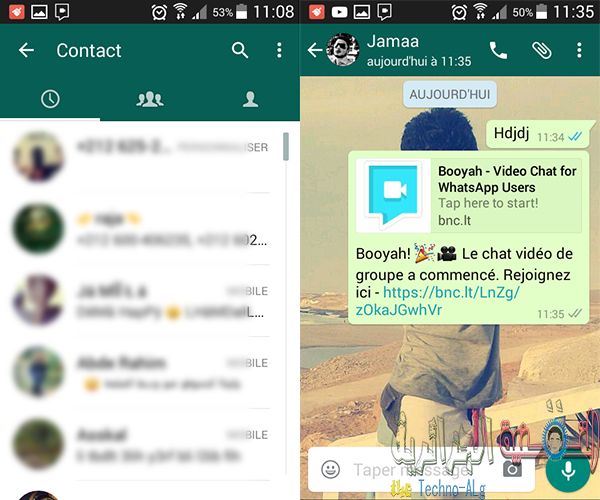 صورة لـ تواصل مع اصدقائك في الواتس بميزة مكالمات الفيديو مع هذا التطبيق الجديد | Screenshot_2016-03-21-11-08-04-DzTechs
