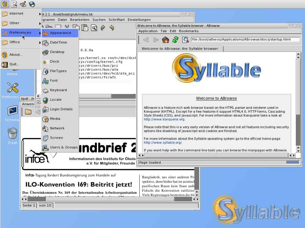 صورة لـ مجموعة من أنظمة التشغيل البديلة لـ Windows التي لم تسمع عنها من قبل | Syllable-0.6a-3-min