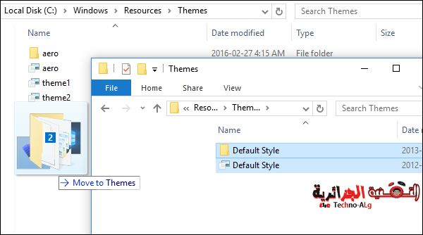 صورة لـ طريقة لجعل لون النص أبيض عند إختيار اي لون لشريط النوافذ في ويندوز 8 | Untitled-DzTechs
