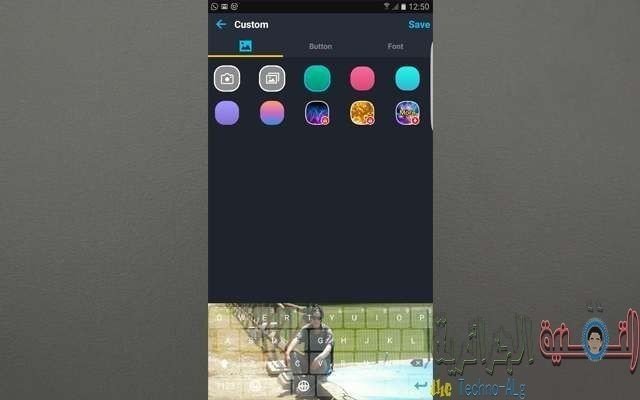 صورة لـ قم بتغيير شكل لوحة المفاتيح لهاتفك و ضع صورتك كخلفية لها و تميز عن الاخرين | huu-DzTechs