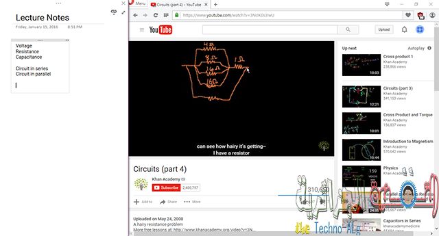 صورة لـ خصائص جديدة و مميزات ستحب وجودها في تطبيق OneNote | onenote-feature-docked-notetaking-DzTechs