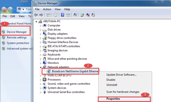 صورة لـ حل مشكل علامة التعجب الصفراء على رمز شبكة الانترنت في يمين أسفل الشاشة او شبكة مجهولة | 3-DzTechs