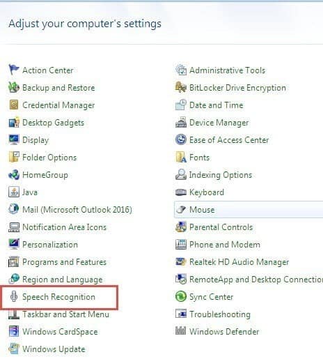 صورة لـ مختلف الأدوات التي تمكنك من تنفيذ مهامك على الويندوز صوتيا | 1-DzTechs