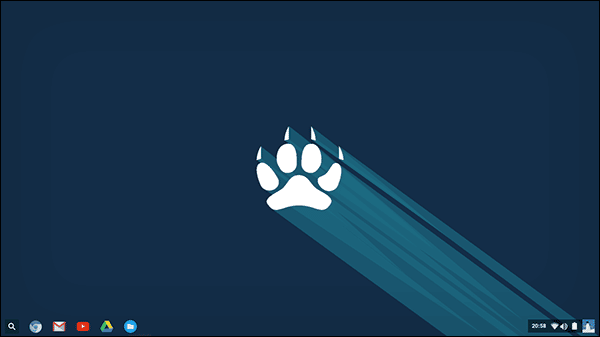 صورة لـ طرق مختلفة تتيح لك تجربة نظام Chrome OS والاستمتاع بمميزاتهُ علي أي حاسوب | CubLinuxDefaultDesktop1-DzTechs