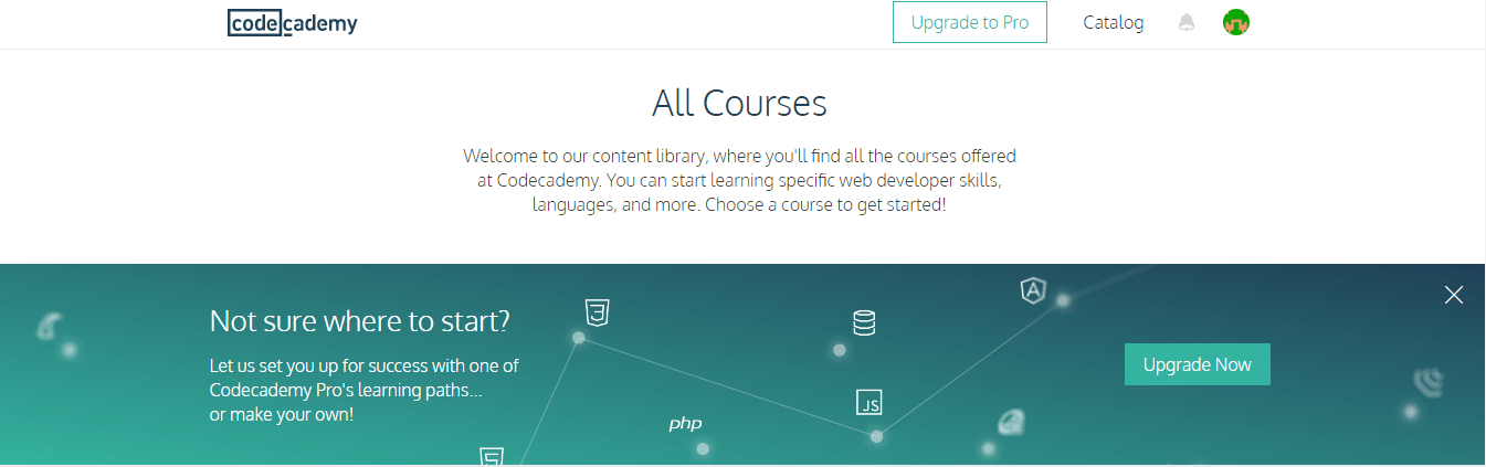 صورة لـ أفضل موقع لتعلم مختلف لغات البرمجة مجانا مع Codecademy | Sans+ti2tre-DzTechs