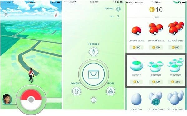 صورة لـ تفاصيل و تقنيات لاصطياد البوكيمون في Pokemon Go | pokemon-go-how-to-buy-incense-DzTechs
