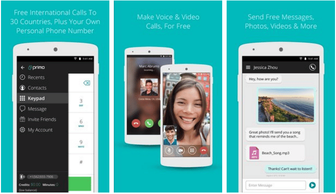 صورة لـ مع تطبيق Primo 2020 احصل على رقم أمريكي حقيقي صالح لتفعيل المواقع مع 100 دقيقة مجانا | primo+apk+android-DzTechs