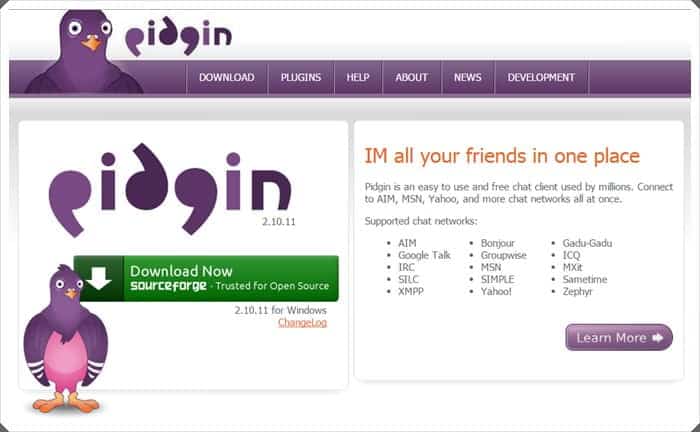 صورة لـ أفضل البرامج والادوات المجانية التي تناسب جميع الاستخدامات للويندوز | 12-pidgin-DzTechs