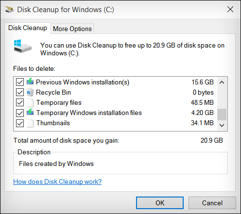 صورة لـ ما يجب عليك فعله بعد عمل التحديث السنوي للويندوز 10 | 4-files-to-delete-DzTechs