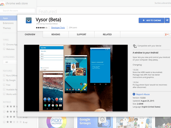 صورة لـ عرض شاشة جهازك الأندرويد على شاشة الكمبيوتر | 5ccc77b0209bf_image2-DzTechs