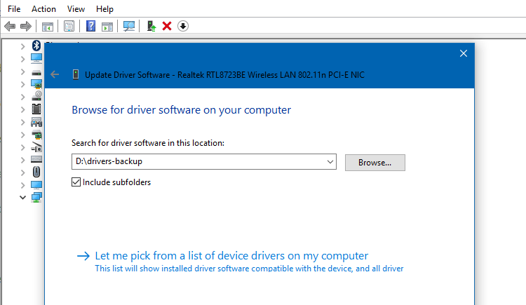 صورة لـ شرح كيفية حفظ نسخة إحتياطية من التعريفات المثبتة لإعادة تثبيتها عند الحاجة لها | Restore-Device-Drivers-DzTechs