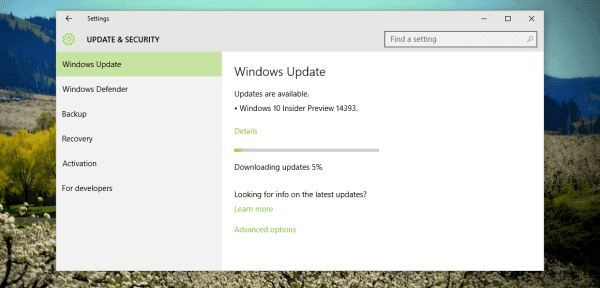 صورة لـ طريقة الحصول على التحديث السنوي لويندوز 10 Anniversary Update | win_update-DzTechs