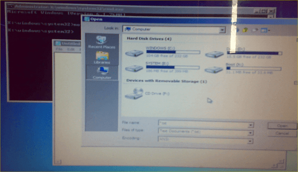 صورة لـ كيفية نقل الملفات من قرص الويندوز في حال تلف نسخة الويندوز المثبتة | 4-DzTechs