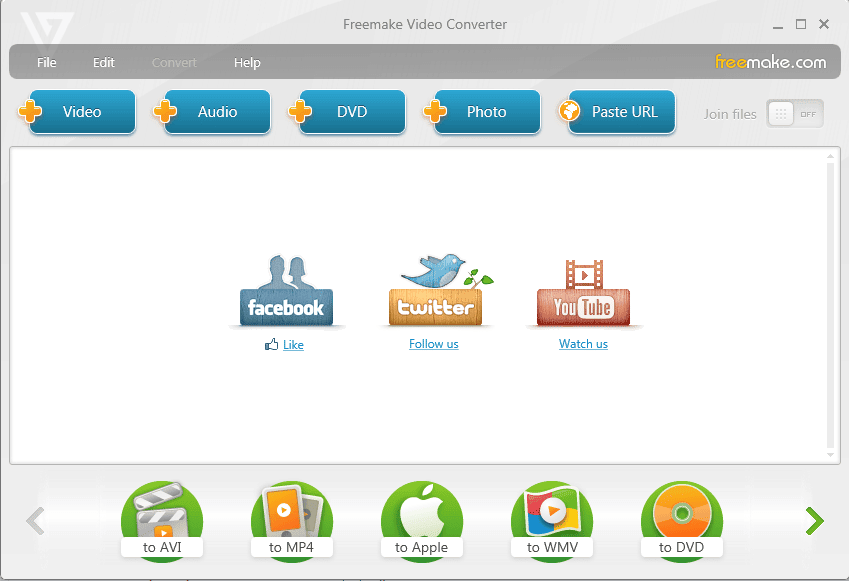 صورة لـ برنامج Freemake Video Converter لتحويل الفيديوهات الى صيغ مختلفة | 5ccc75841c92b_1-DzTechs
