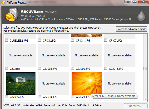 صورة لـ شرح استعادة الملفات المحذوفة نهائيا من الكمبيوتر باستخدام برنامج Recuva | 5ccc763d7e853_3-DzTechs