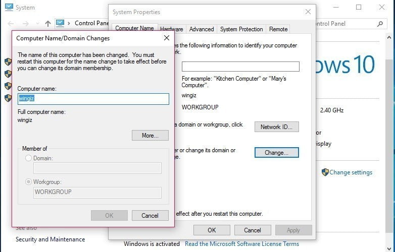 صورة لـ شرح كيفية تغيير إسم الكمبيوتر في الويندوز 10 بطريقتين مختلفتين | 9675722a41-DzTechs