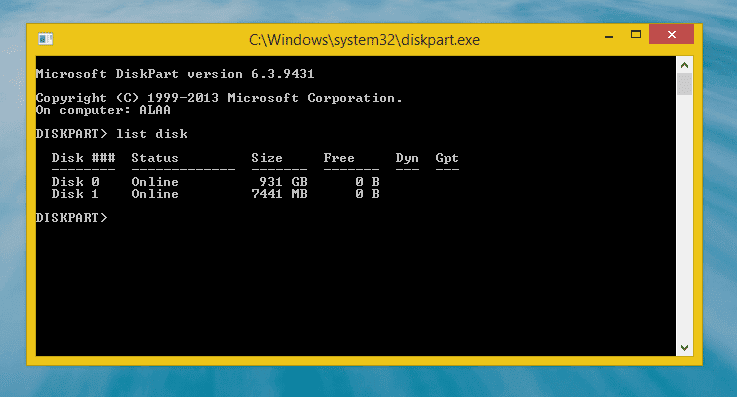 صورة لـ حل مشكلة The disk is write protected الفلاش محمي ضد الكتابة عن طريق Cmd | Capture23-min-DzTechs