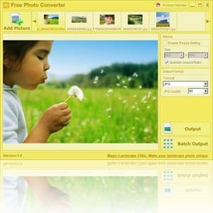 صورة لـ برنامج Free Photo Converter لتغييرصيغ وأحجام الصور مع الحفاظ على جودتها | FPC_main_window_300_300-DzTechs