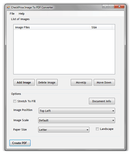 صورة لـ برنامج Image To PDF Converter لتحويل صورك الى ملف PDF مذهل | ImageToPDFConverter-DzTechs