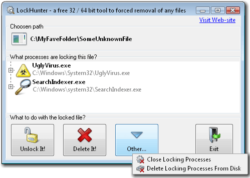 صورة لـ أفضل الأدوات والبرامج لحذف الملفات المستعصية غير القابلة للحذف | LockHunter-DzTechs