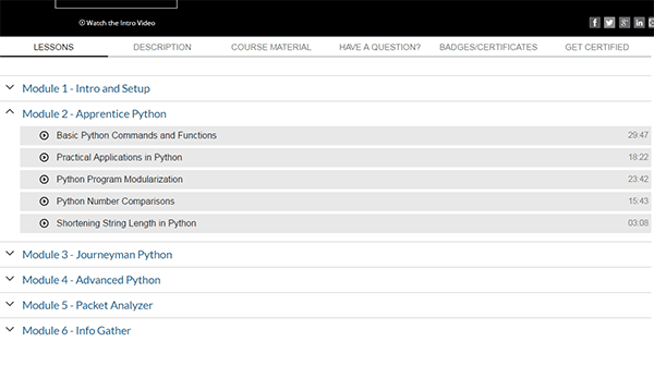 صورة لـ الاستفادة من دورة مجانية في الأمن والاختراق الاخلاقي والبايثون مع شهادة مجانية | Untitled-2-DzTechs