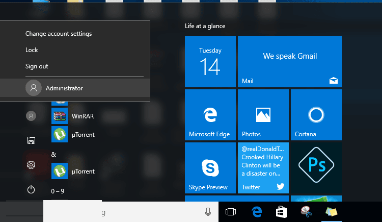 صورة لـ شرح تفعيل وتعطيل حساب المدير الخفي في الويندوز 10 وأهم فوائده | login-Administrator-Account-DzTechs