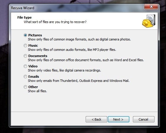 صورة لـ شرح استعادة الملفات المحذوفة نهائيا من الكمبيوتر باستخدام برنامج Recuva | recuva1-DzTechs