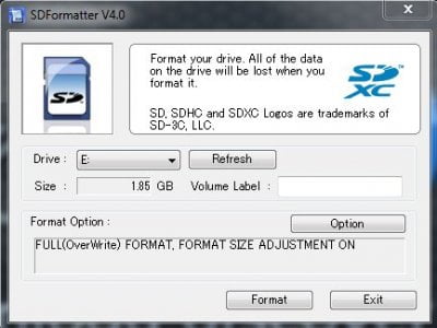 صورة لـ حل مشكلة القرص محمي ضد الكتابة للفلاش ديسك عند عمل الفورمات مع SDFormatter | sd-card-formatter-002-DzTechs