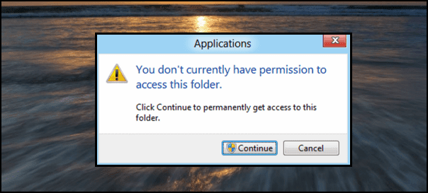 صورة لـ حل مشكل You don’t currently have permission to access this folder في الويندوز | you-dont-currently-have-permission-to-access-this-folder-DzTechs