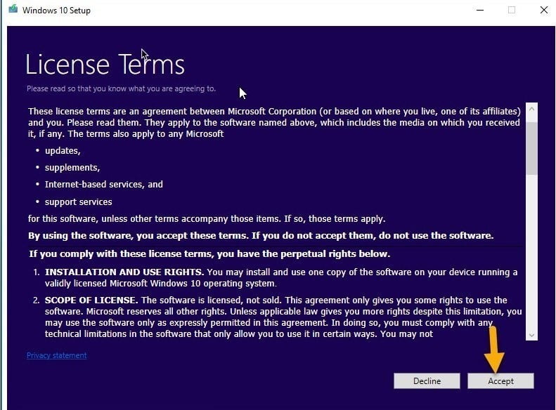 صورة لـ أداة Refresh Windows tool لاعادة تثبيت الويندوز 10 من اجل اصلاح جميع المشاكل | c0f1c2adda-DzTechs