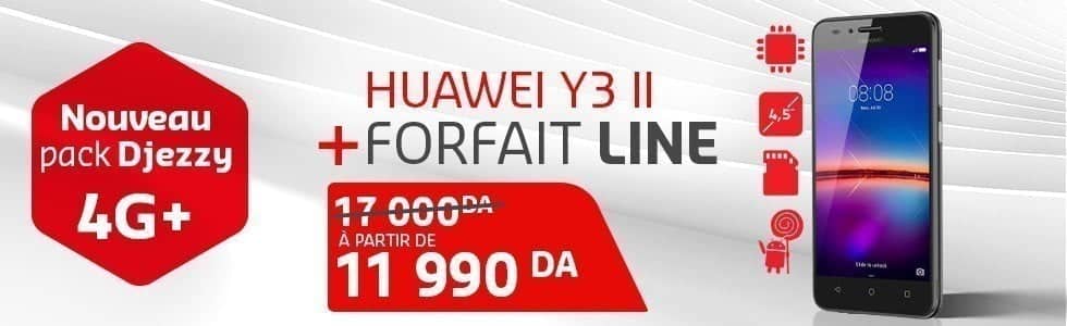 صورة لـ جميع عروض الجيل الرابع 4G لجميع متعاملي الهاتف النقال في الجزائر | djezzy_huaweiy3_980-x-300-vf-DzTechs