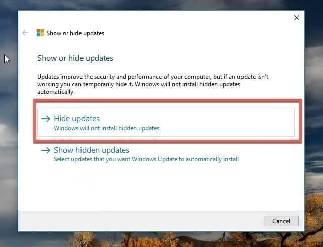 صورة لـ أداة troubleshooter الرسمية من Microsoft لتعطيل وتأجيل تحديثات Windows | 98fb285e26-DzTechs