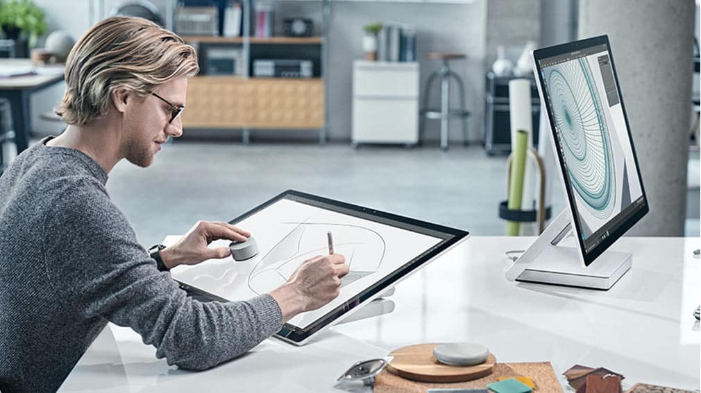 صورة لـ جميع خصائص ومميزات الحاسوب المكتبي Surface Studio من مايكروسوفت | Surface-Studio-3-DzTechs