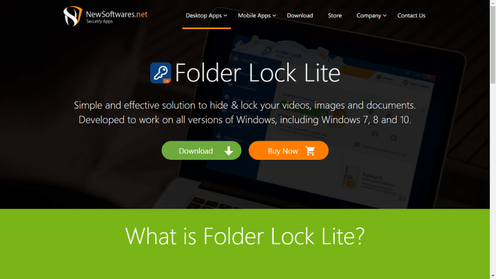 صورة لـ أفضل التطبيقات لسنة 2023 لـ حماية الملفات و المجلدات على الويندوز بكلمة مرور | folderlock-720x405-DzTechs