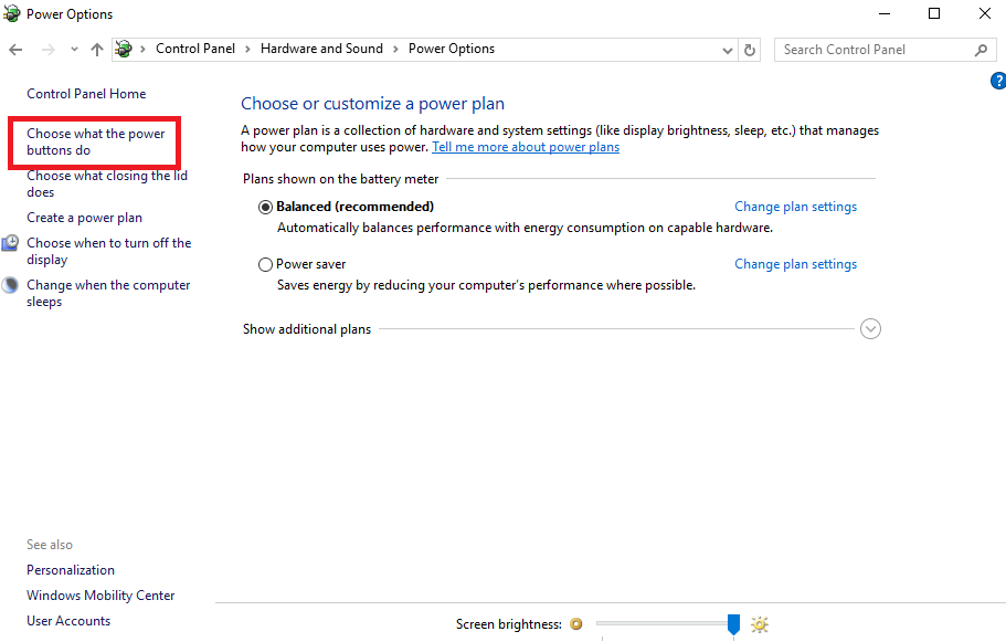 صورة لـ مجموعة من الخطوات الفعالة التي تجعل اقلاع Windows 10 أسرع لأقصي حد | power-options-DzTechs