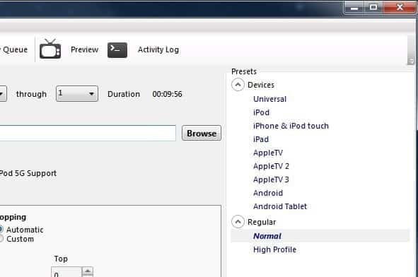 صورة لـ برنامج Handbrake المميز للتحويل بين صيغ الفيديو والصوت | slide3_win-DzTechs