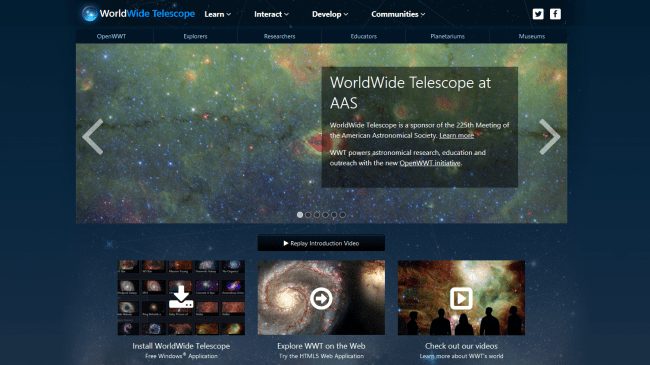 صورة لـ Microsoft WorldWide Telescope لاستكشاف الكون العميق بكل التفاصيل | AHWeGz3bTEwrZqpo8szaoM-650-80-min