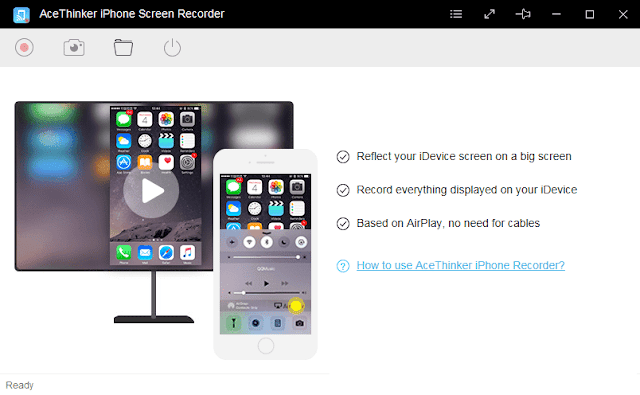 صورة لـ AceThinker IPhone Screen Recorder لعرض وتسجيل شاشة الآي فون من على الكمبيوتر بدون جيلبريك | Screen-Recorder3-min-DzTechs