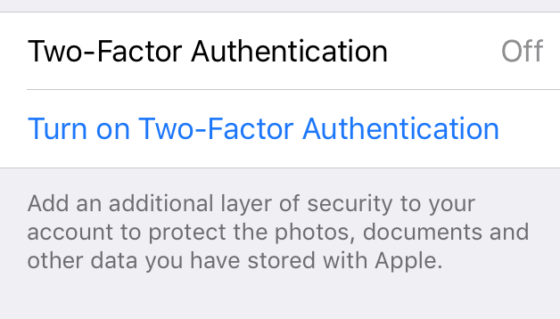 صورة لـ تفعيل خاصية المصادقة بعاملين Two-factor authentication على الأيفون أو الأيباد | b8b9CG26nVxBKcHQt2UmdR-650-80-min