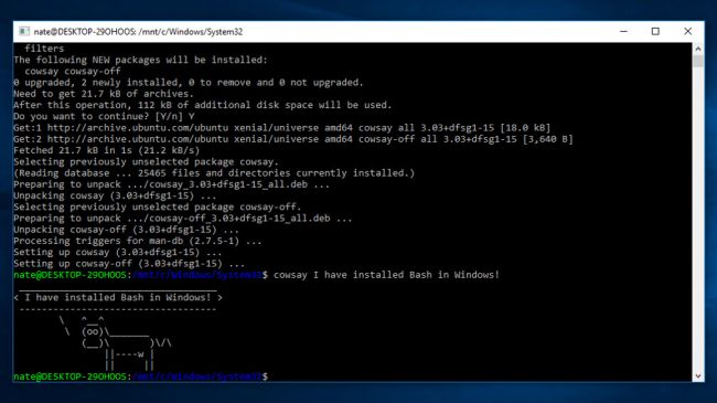 صورة لـ كيفية تثبيت واستخدام Linux Bash في نظام التشغيل Windows 10 | Mi2CwxkL44qfSnEMpow3bi-650-80-min