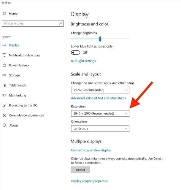 صورة لـ أفضل 10 ميزات وخصائص قادمة الى الويندوز 10 في التحديث الجديد | display-settings-edit-min