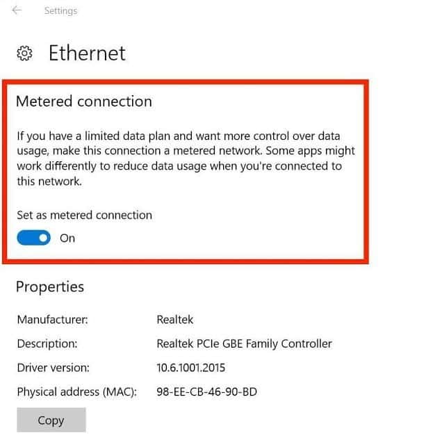صورة لـ أفضل 10 ميزات وخصائص قادمة الى الويندوز 10 في التحديث الجديد | metered-connection-min